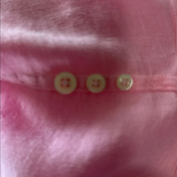 Mens Polo Ralph Lauren Ombré Linen Regular Fit Button-Down Shirt - Picture 9 of 10